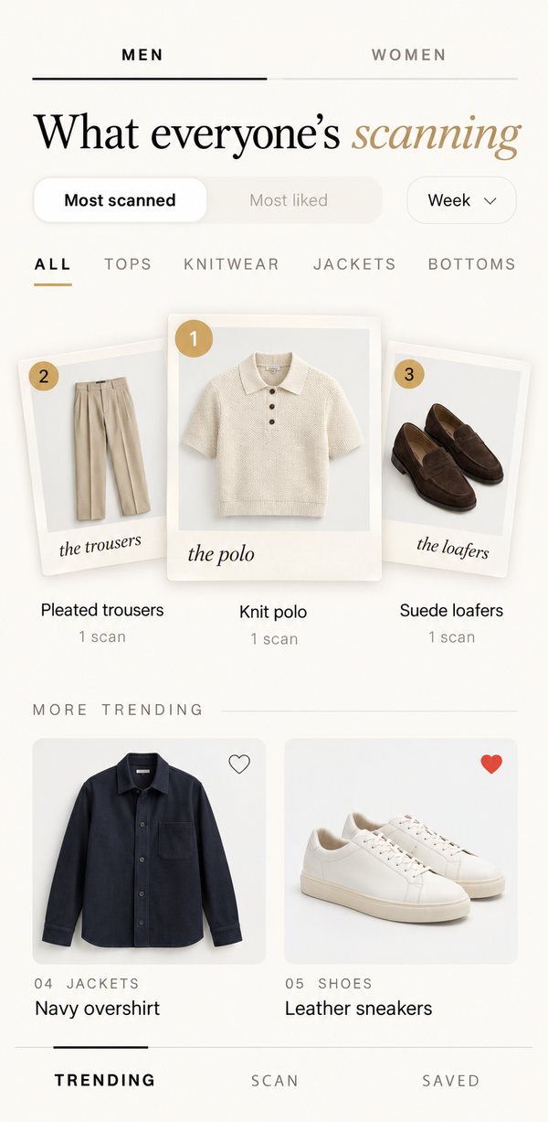 Thread's Trending page with the top three pieces